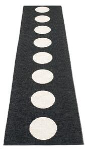 Черно-бяла пътека за открито и закрито 70x300 cm Vera Black – Pappelina