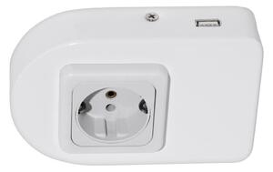 Eglo 94663 - Контакт за под кухненски шкаф SCHUKO вкл. USB TAXANO