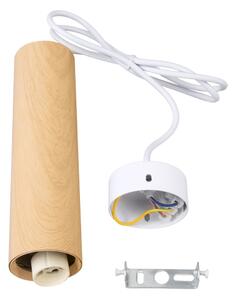Brilagi - Пендел SELE 1xGU10/30W/230V бял/дъбов декор