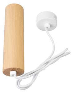 Brilagi - Пендел SELE 1xGU10/30W/230V бял/дъбов декор