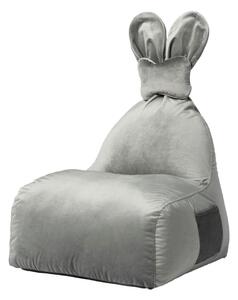 Сив детски пуф Funny Bunny – The Brooklyn Kids