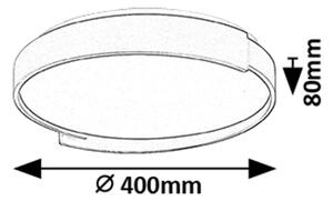 Rabalux 71305 - LED Димируем плафон LALEH LED/24W/230V 3000-6500K + д.у