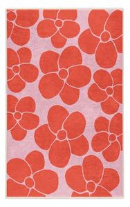 Червено-розов килим подходящ за пране 60x100 cm Poppy Fields – Mila Home
