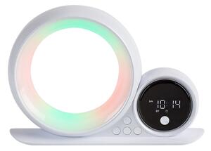 Rabalux 76109 - LED RGB Настолна лампа с високоговорител WAKEWAY LED/5W/230V
