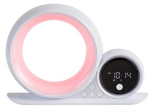 Rabalux 76109 - LED RGB Настолна лампа с високоговорител WAKEWAY LED/5W/230V