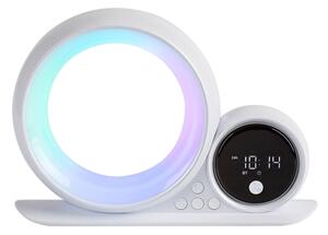 Rabalux 76109 - LED RGB Настолна лампа с високоговорител WAKEWAY LED/5W/230V