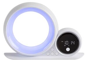 Rabalux 76109 - LED RGB Настолна лампа с високоговорител WAKEWAY LED/5W/230V