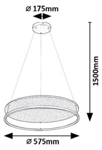 Rabalux 72032 - LED полилей FARENZO LED/40W/230V 3000/4000K
