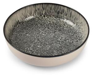 Черна/кремава супена глинена чиния ø 18,5 cm Gravel – ONA