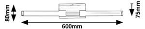Rabalux 75045 - LED Аплик за баня TILORA LED/8W/230V 4000K IP44