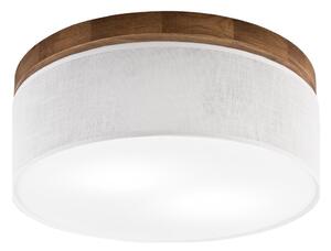 Brilagi - LED Плафон BELLADONNA 2xE27/15W/230V Ø 40 см бял/дъб череша