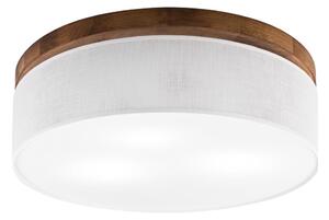 Brilagi - LED Плафон BELLADONNA 3xE27/15W/230V Ø 50 см бял/дъб череша