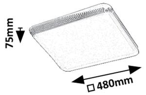 Rabalux 71166 - LED таванно осветително тяло DRUZOR LED/40W/230V 3000K