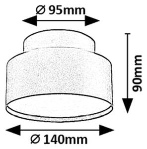 Rabalux 71325 - LED таванно осветително тяло OVIDIA LED/24W/230V 3000K бяло