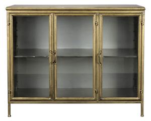 Метална витрина в златист цвят 100x80x38,5 cm Gertlush – Dutchbone