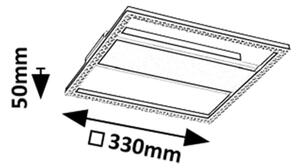 Rabalux 71373 - LED таванно осветително тяло DONYA LED/24W/230V 4000K