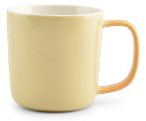Светложълта чаша от костен порцелан 370 ml Mae – ONA