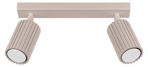 Brilagi - LED точково осветително тяло CRESTO 2xGU10/10W/230V таупе