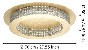 Eglo 39406 - LED Димируем плафон PRINCIPE LED/44W/230V