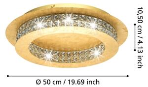 Eglo 39405 - LED Димируем плафон PRINCIPE LED/31,5W/230V