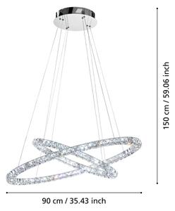 Eglo 93946 - LED Пендел TONERIA LED/56,1W/230V