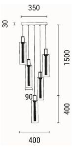 LED Пендел LED/38W/230V 3000K