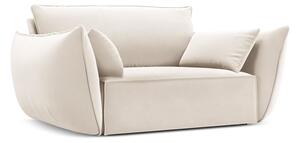 Бежово кадифено кресло Vanda – Mazzini Sofas