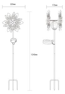 Globo 36578 - LED Соларен декорация LED/0,02W/3V IP44