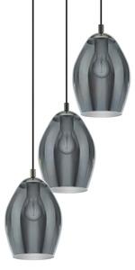 Eglo 39565 - Пендел ESTANYS 3xE27/60W/230V опушен
