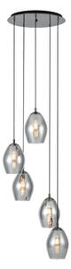Eglo 39567 - Пендел ESTANYS 5xE27/60W/230V опушен