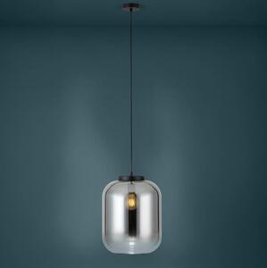 Eglo 39674 - Пендел BULCIAGO 1xE27/40W/230V Ø 35 см опушен