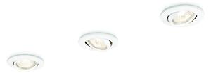 Philips 59243/31/E7 - К-кт 3x Лампа за вграждане ENIF 1xGU10/50W/230V