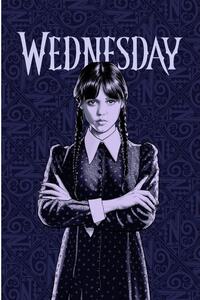 Тъмносиньо детско одеяло от флийс 100x150 cm Wednesday – Jerry Fabrics