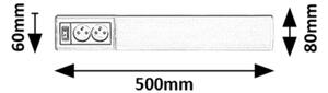 Rabalux 78040 - LED лампа за под кухненски шкаф с чекмеджета BATH 2E LED/10W/230V 4000K 50 см бял