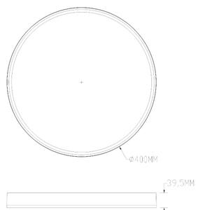 Zuma Line MS750400R-BK&GD-LED RGBW ORBITRAL 32W/230V+8W черно/злато+DO