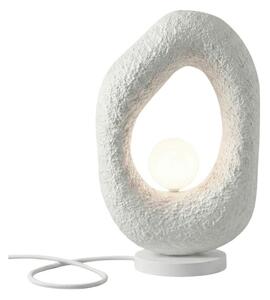 Бяла метална настолна лампа (височина 50 cm) Lore – Opviq lights