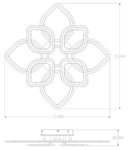 Zuma Line MS236180R-BK-LED Димируема лампа ILLUMIA LED/75W/230V 3000-6000K черен + д.у