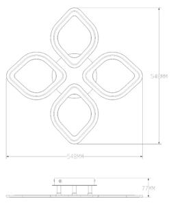 Zuma Line MS236040R-WH-LED Димируема лампа ILLUMIA LED/30W/230V 3000-6000K бял + д.у