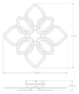 Zuma Line MS236180R-WH-LED Димируема лампа ILLUMIA LED/75W/230V 3000-6000K бял + д.у