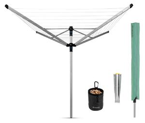 Градинска сушилня за дрехи в сребрист цвят 50 m Lift-o-Matic Advance – Brabantia
