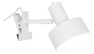 Nordlux - Лампа с щипка MATIS 1xE27/15W/230V бял