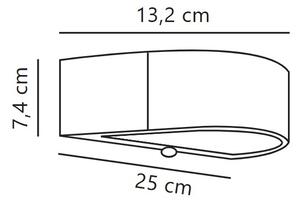 Nordlux - LED соларен стенен фенер MONAY LED/5W/5V IP44 с сензор
