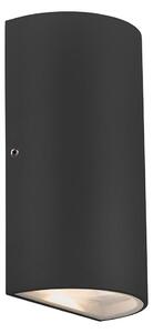 Nordlux - LED Екстериорен аплик ROLD LED/10,5W/230V IP54 черен