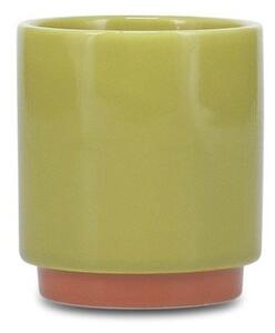 Зелена/оранжева глинена чаша 270 ml Duo – ONA