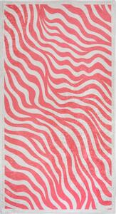 Розов килим подходящ за пране 60x100 cm Red Zebra – Vitaus