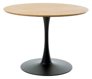 Кръгла трапезна маса с дъбов плот ø 100 cm Cesura – Unique Furniture