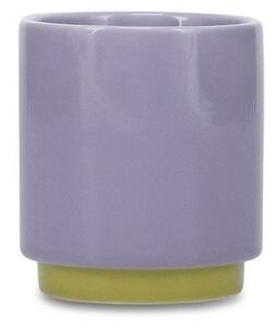 Зелена/лилава глинена чаша 270 ml Duo – ONA