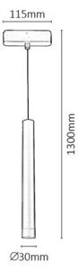 Rabalux 70110-LED Полилей за 1-фазна релсова система LiTrack LED/5W/24V 3000K