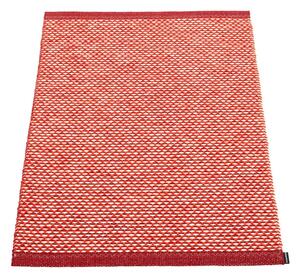 Червен килим за открито и закрито 60x85 cm Effi Dark Red – Pappelina