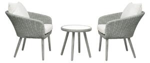 Светлосив градински комплект за отдих Bistro – Unique Furniture